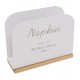 Porta Guardanapo Olina 15 X 4,2 X 13CM Off White Metal